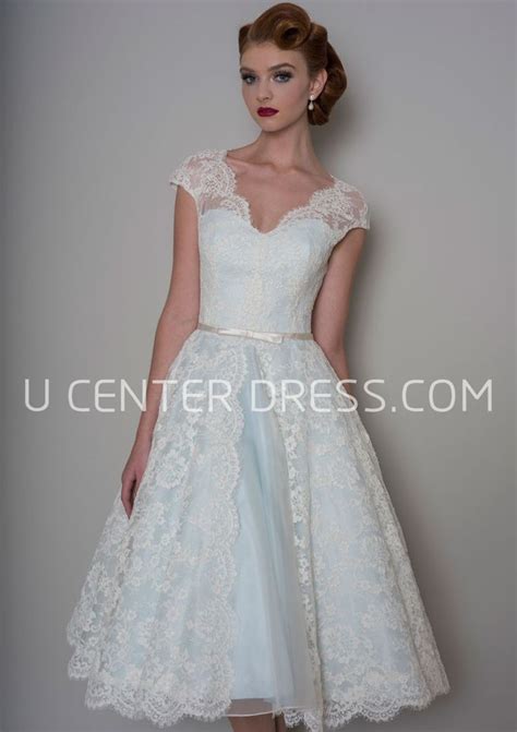 long sleeve knee length wedding dress