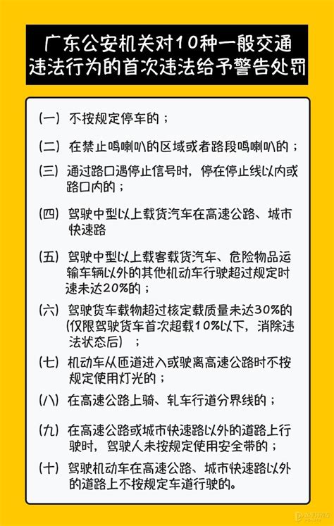 广东交警发布最新通告 对7种轻微交通违法不处罚_太平洋汽车网