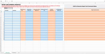 Image result for Excel Report Card Generator