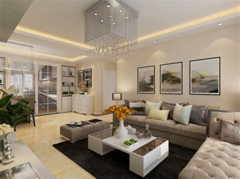 现代三居室110平米33万-住宅社区装修案例-北京房天下家居装修网