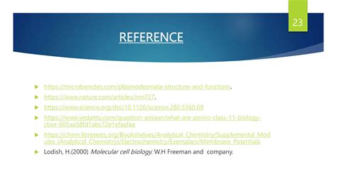 plasmodesmata, porins, ion channels, membrane potential | PPTX