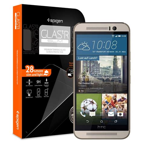 Spigen Oleophobic Coated Tempered Glass For HTC One M9 (* WILL NOT FIT ...