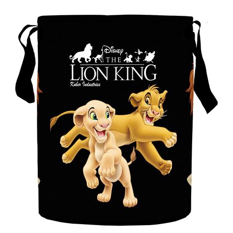 Kuber Industries Disney Lion King Print Round Non Woven Fabric Foldable ...