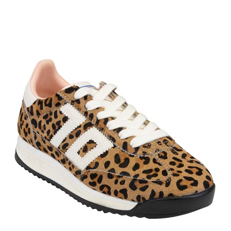 Barkley Jogger in Leopard Camel White Sneakers | Women's Shoes by BACK 70 – Back 70 USA