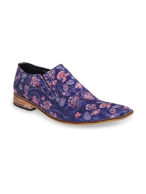 Shop for Unique Handcrafted Indian Art Inspired Printed Loafers for Men ...