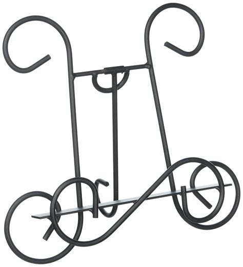 Gracefully Curved Black Iron Book, Plate, Ipad, Picture, Copy, Display ...