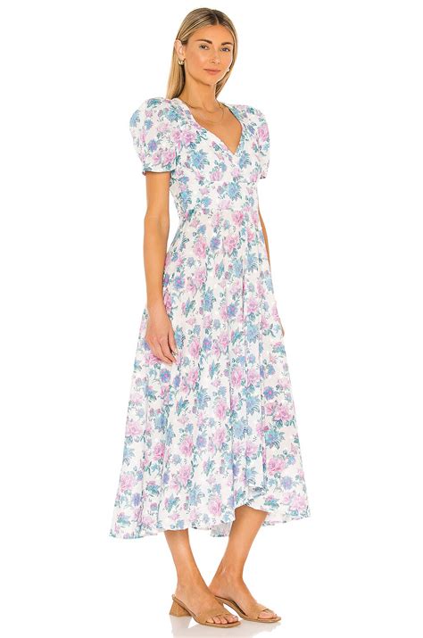 LoveShackFancy Hutchinson Dress in Sea Orchid | REVOLVE