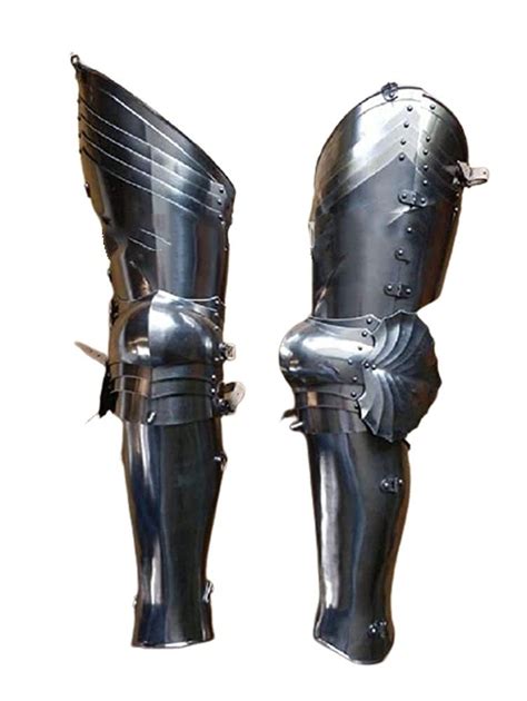 Buy Medieval Steel Full Greaves Leg Armor SCA LARP Online at ...