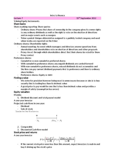 Image result for Finance Lectures