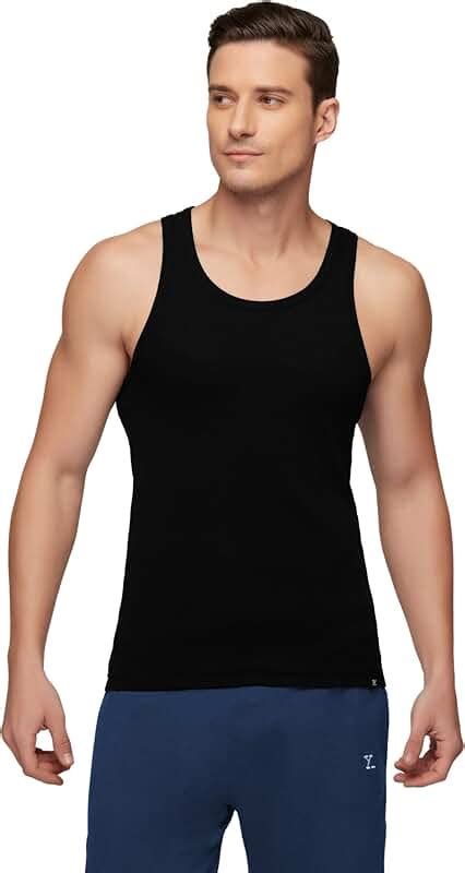 Amazon.in: Black - Men's Underwear Vests / Men's Innerwear: Clothing ...