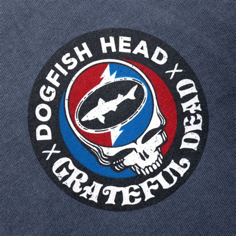 Dogfish Head x Grateful Dead W Blue Muscle Tee