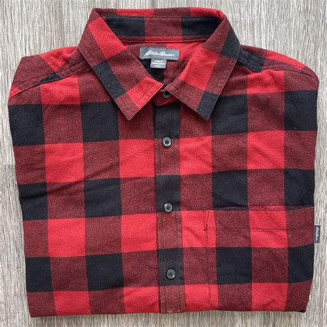 Eddie Bauer Shirt Long Sleeve Button Down Classic... - Depop