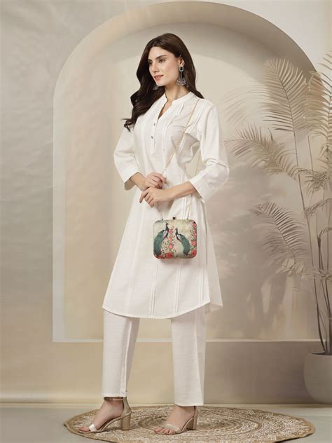 Peacock Printed Clutch – Artklim