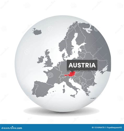 Europe Map With The Identication Of Germany. Cartoon Vector | CartoonDealer.com #198518839