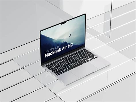 Minimalistic MacBook Air Mockup | Free PSD Templates