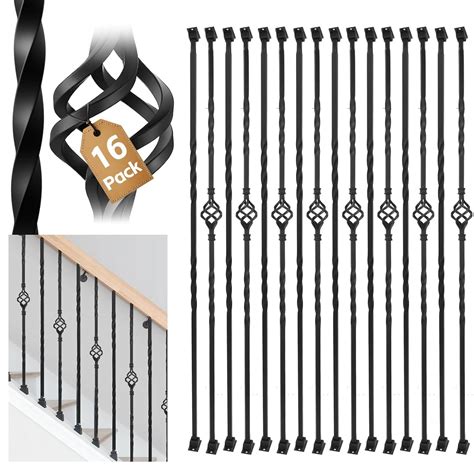 Iriisy 16 Pack Iron Balusters for Staircase Interior W 32 India | Ubuy