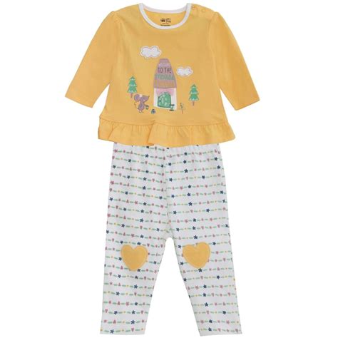 Mini Klub - Top and Bottom Set - 9-12M Multicolour : Amazon.in ...