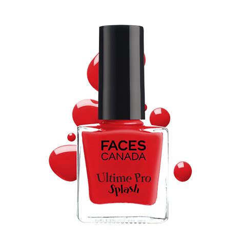Buy FACES CANADA Ultime Pro Splash Nail Enamel - Hot Paprika 63 (8ml ...