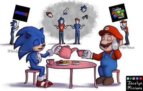 Sonic Vs Mario