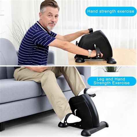 Fogcroll Pedal Exerciser Bike Mini Exercise Bike Portable Foot Cycle ...