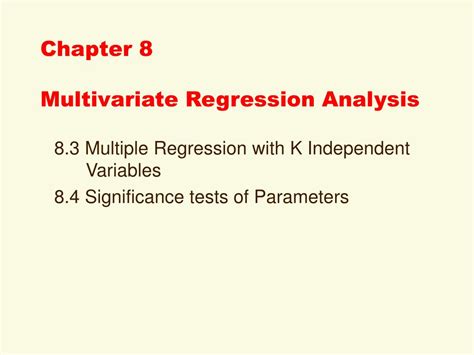 Image result for Multivariate Regression Explained