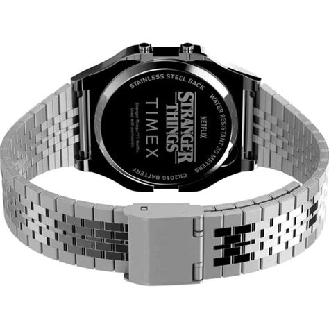 Timex T80 x Stranger Things Stainless Steel Bracelet Watch For Women
