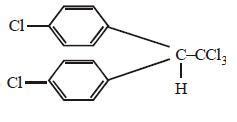 The structural formula shown in fig. refers to (a) BHC (b) DNA (c) DDT ...