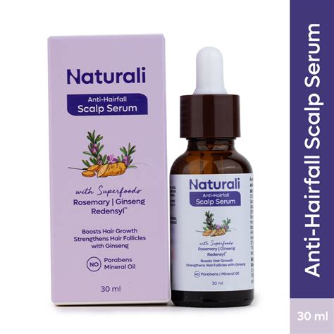 Buy Naturali Anti-Hairfall Scalp Serum with Rosemary, Ginseng ...