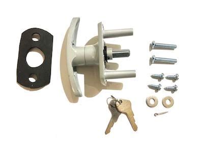 Buy Garage Door T Bar Locking Handle 35mm Spindle Shaft Merlin Doric ...