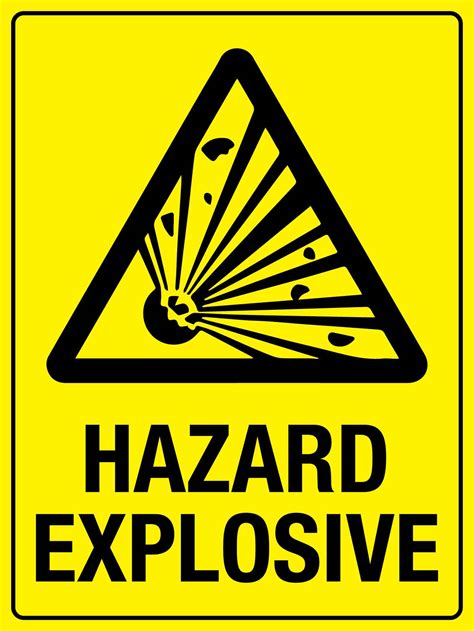 Explosive Hazard Sign 的图像结果