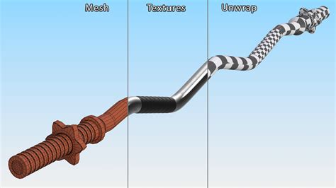 3D Olympic Barbell Weightlifting Bar model | 3D Molier International