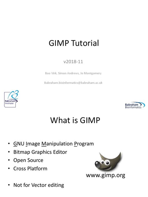 Image result for GIMP Tutorials for Beginners PDF