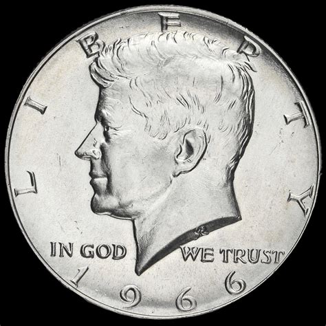 USA 1966 Kennedy Silver Half Dollar, UNC