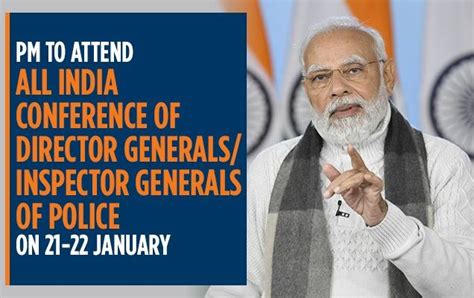 PM to attend All India Conference of Director Generals/ Inspector ...