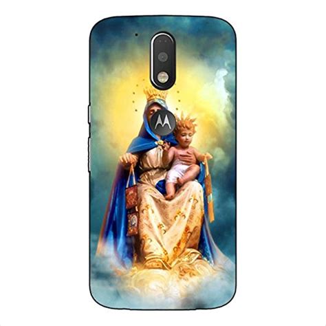 Printman Mother Mary Baby Jesus Christ Christianity Back Cover Moto G4 ...