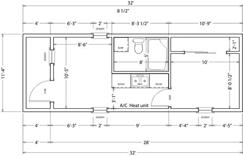 Cabin 12X32 Tiny House Floor Plans - houseplans.weloveprintables.net