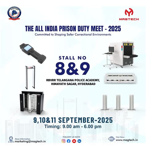 All India Prison Duty Meet – 2025, RBVRR Telangana State Police Academy ...