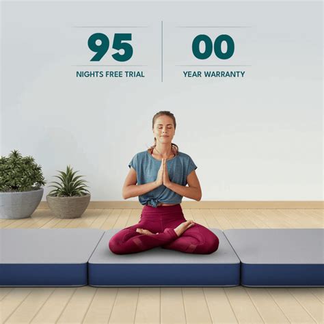 Buy Memory Foam Tri-Folding Mattress Online | Loom & Needles