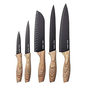 Buy Rae Dunn Everyday Collection Set of 5 Stainless Steel Knives with ...