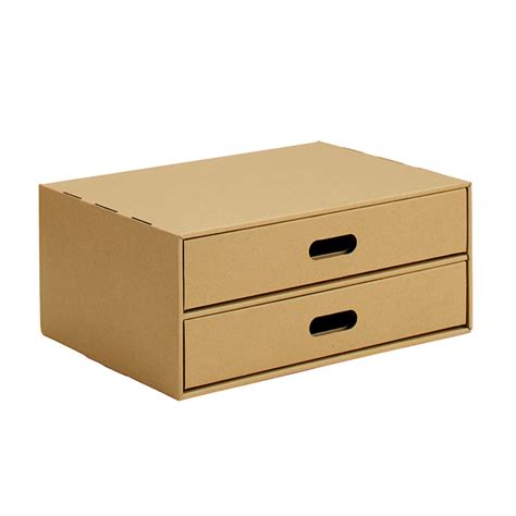 Image result for Cardboard Storage Boxes with Drawers