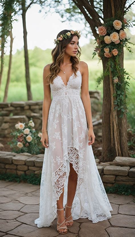 Boho Wedding Guest: Lace & Grace 💐" in 2025 | Beachy wedding dress, Fall wedding dresses, Beach ...