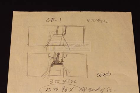 The Prop Gallery | Hand drawn visual effects working storyboard