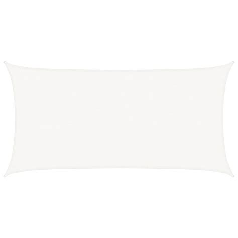 Żagiel przeciwsłoneczny HDPE biały 2,5 x 4,5 m, prostokątny, odporny na UV / AAALOE - Inna marka ...