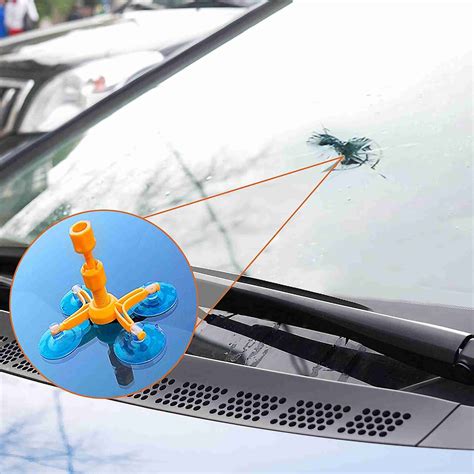 Chromoto Windshield Chip Repair Kit, for Chips, Cracks Windshield ...