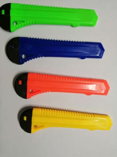 Image result for Retractable Plastic Utility Knife Box Cutter