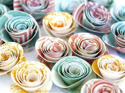 Image result for Rolled Paper Flower Tutorial