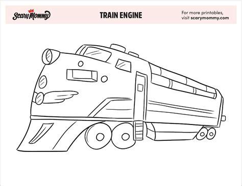 Printable Coloring Pages Of Trains [2025]