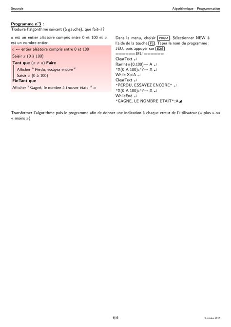 Image result for Algorithmique 3Eme