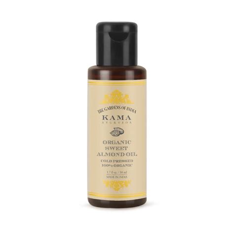 Kama Ayurveda Organic Sweet Almond Oil (50ml - In) : Amazon.in: Beauty