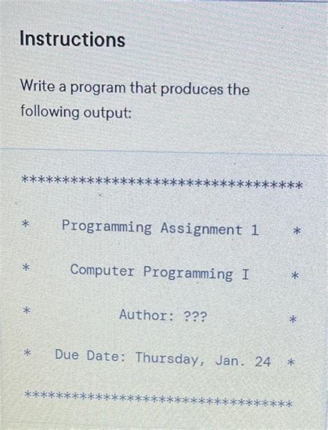 Image result for How to Write Out Put Program